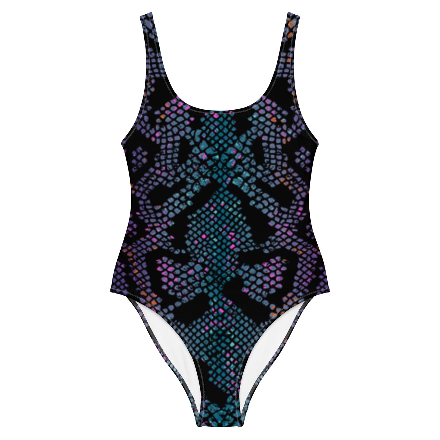 Women One-Piece Swimsuit in Snake