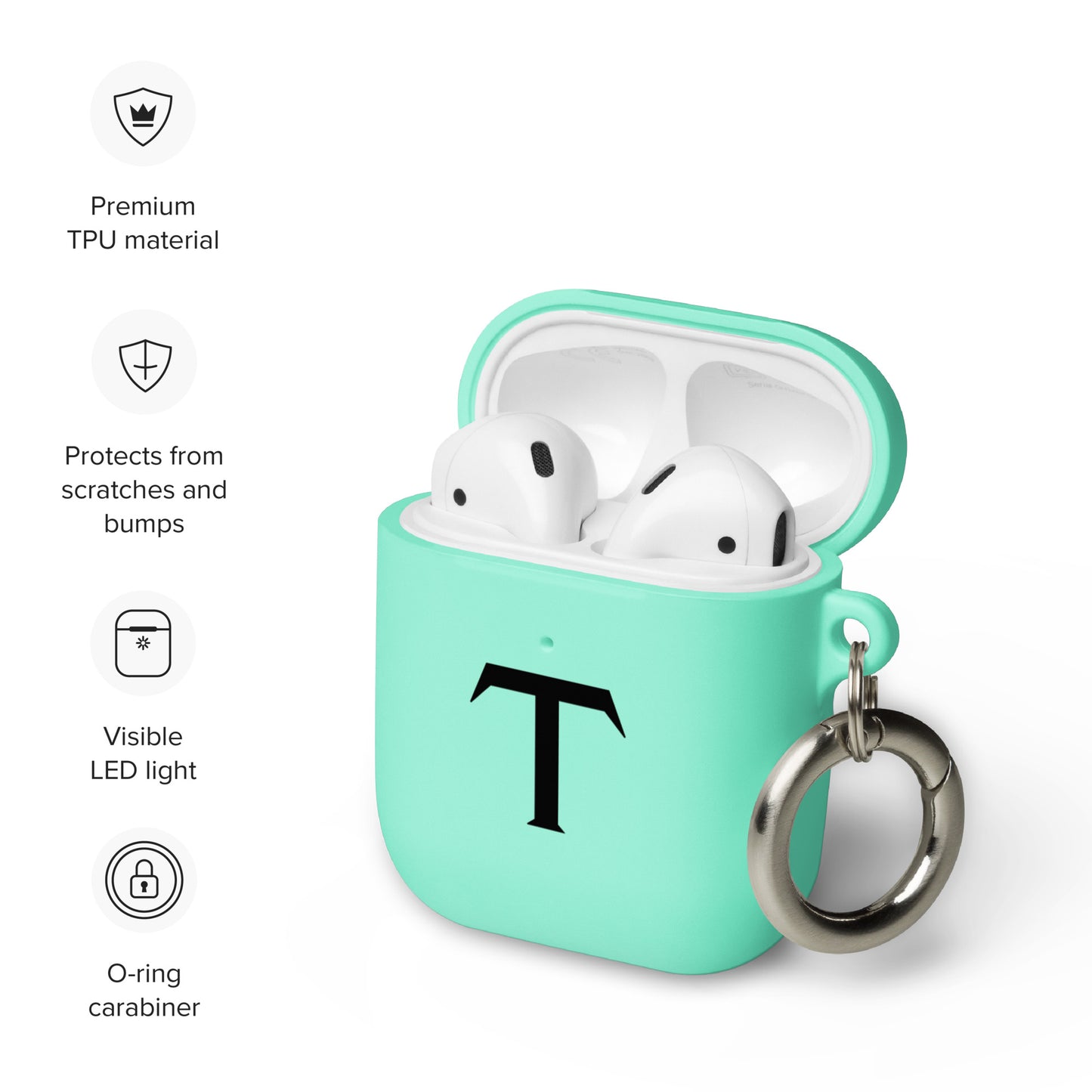 Personalized Monogrammed AirPods Case