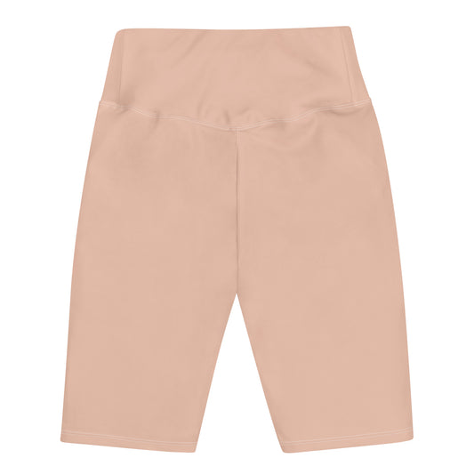 Women High-Rise Biker Shorts in Perfect Neutral