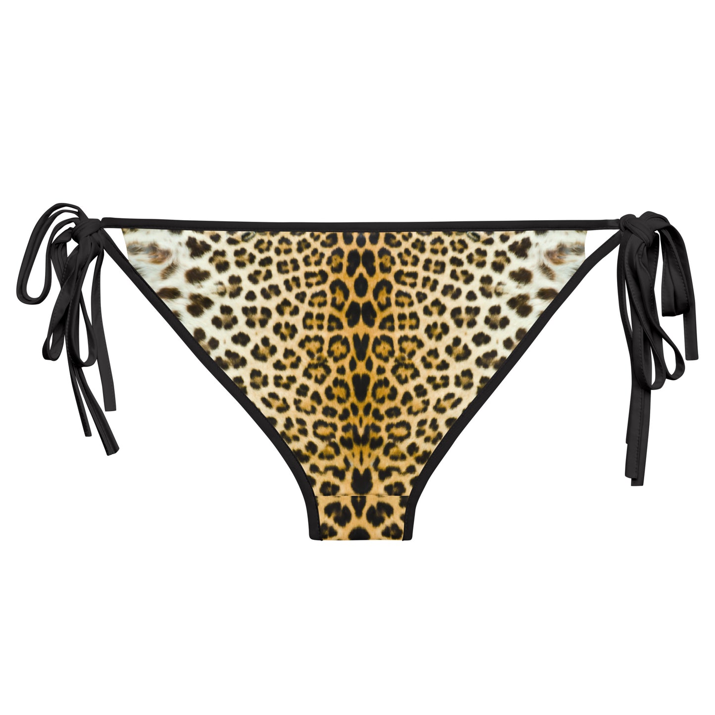 Women Swimwear Set Reversible Bikini Bottom In Leopard