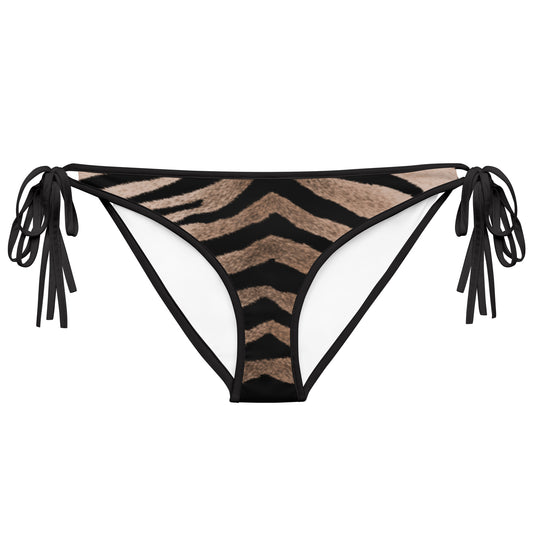 Women Swimwear Reversible Bikini Bottom in Tiger