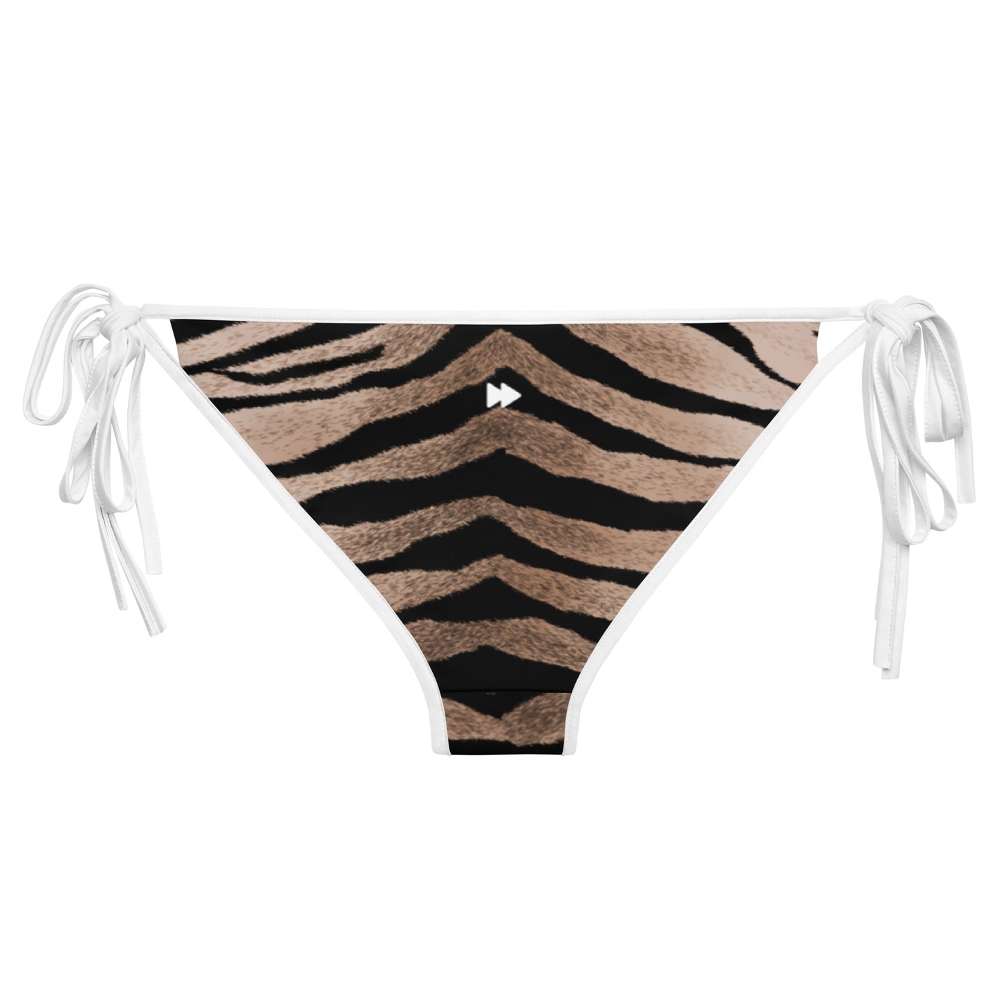 Women Swimwear Reversible Bikini Bottom in Tiger
