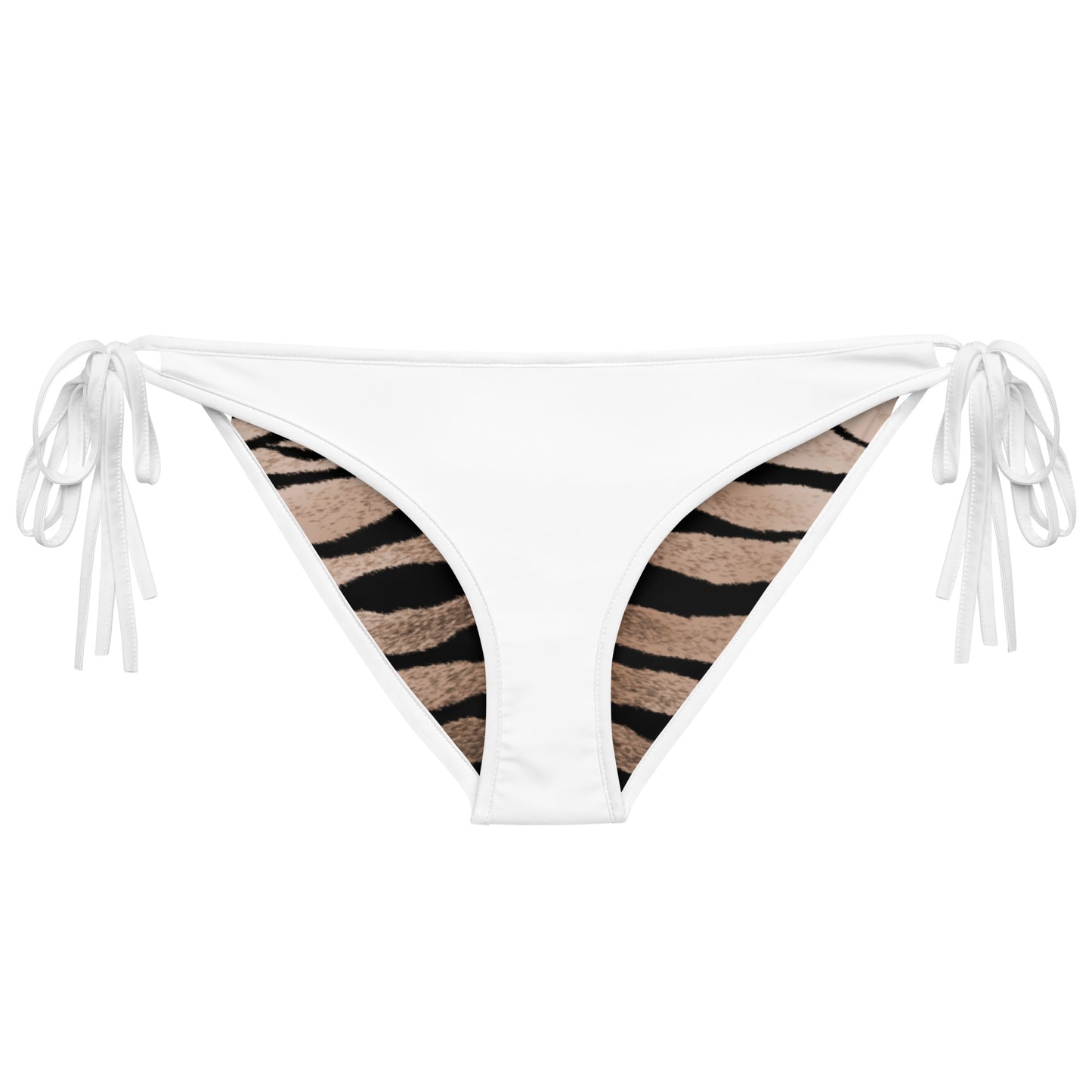 Women Swimwear Reversible Bikini Bottom in Tiger