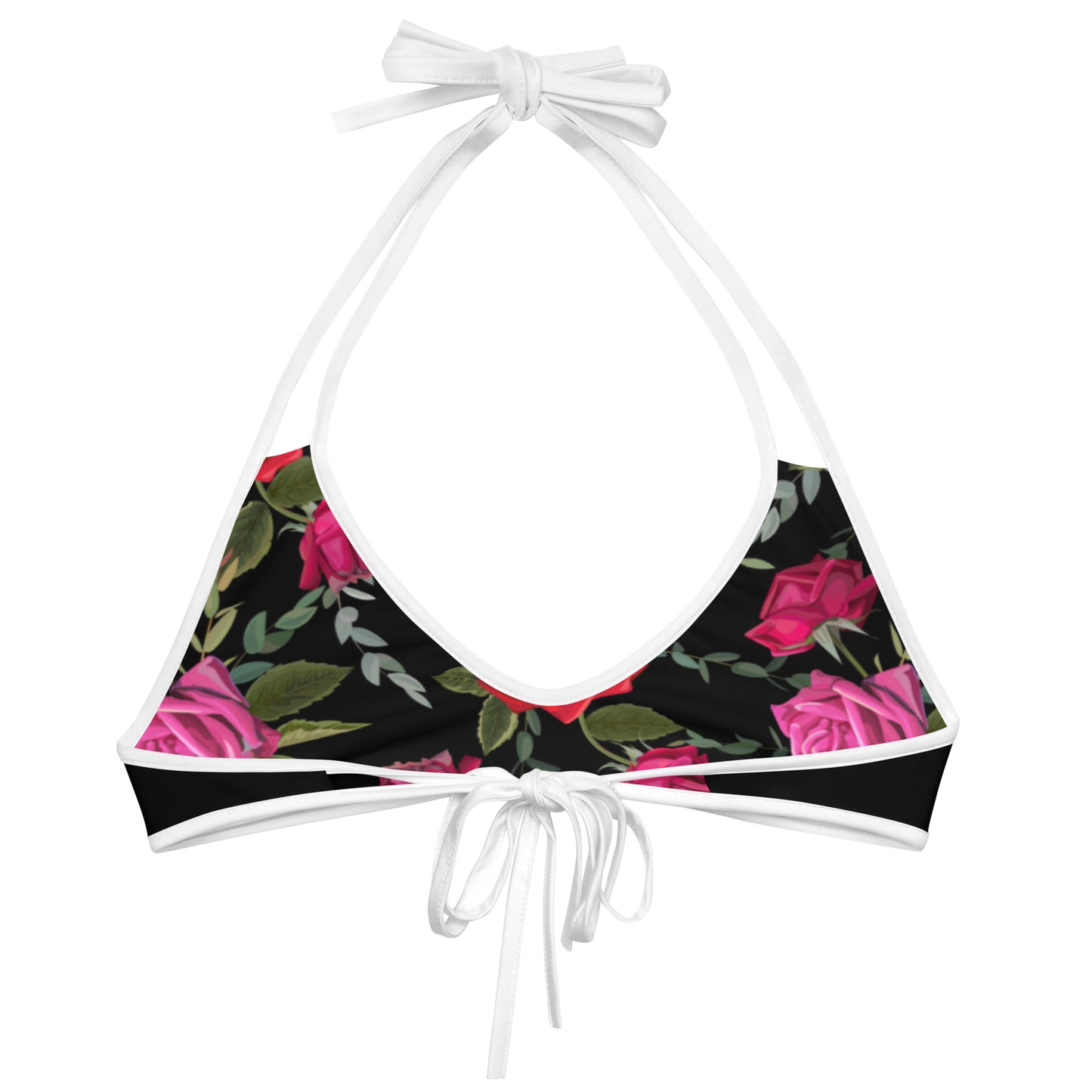 Reversible Women Swimwear Bikini Top in Floral