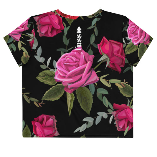 Women Set Crop Tee in Floral