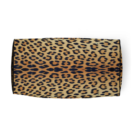 Personalized Monogrammed Duffle Bag in Leopard Design