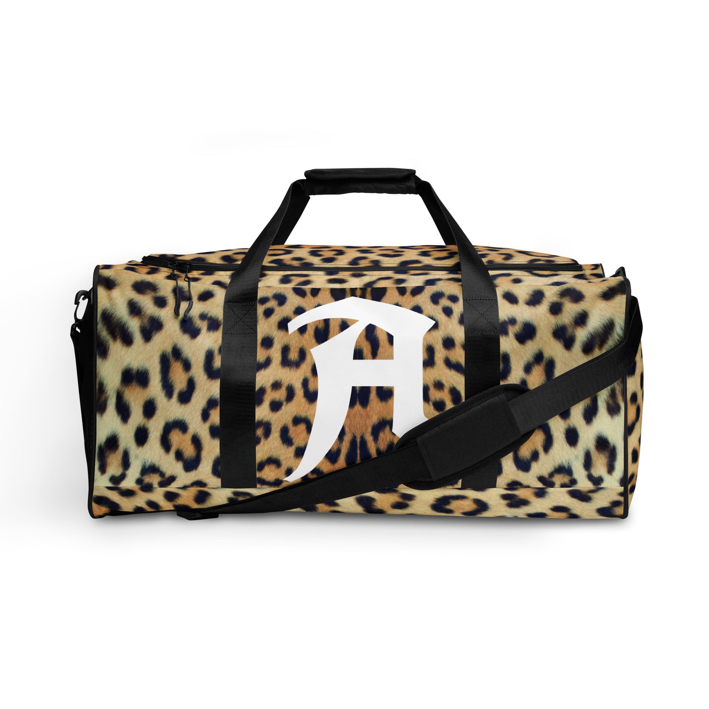 Personalized Monogrammed Duffle Bag in Leopard Design