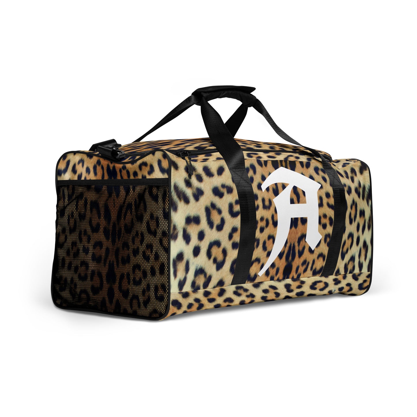 Personalized Monogrammed Duffle Bag in Leopard Design