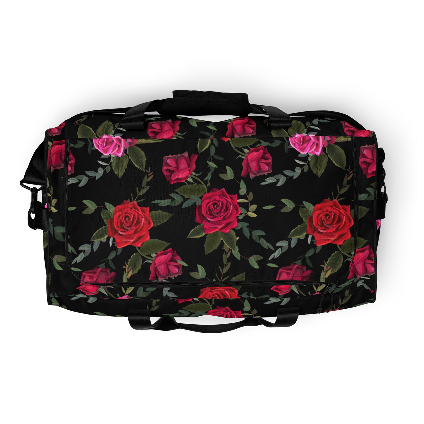Personalized Monogrammed Duffle Bag in Floral Design