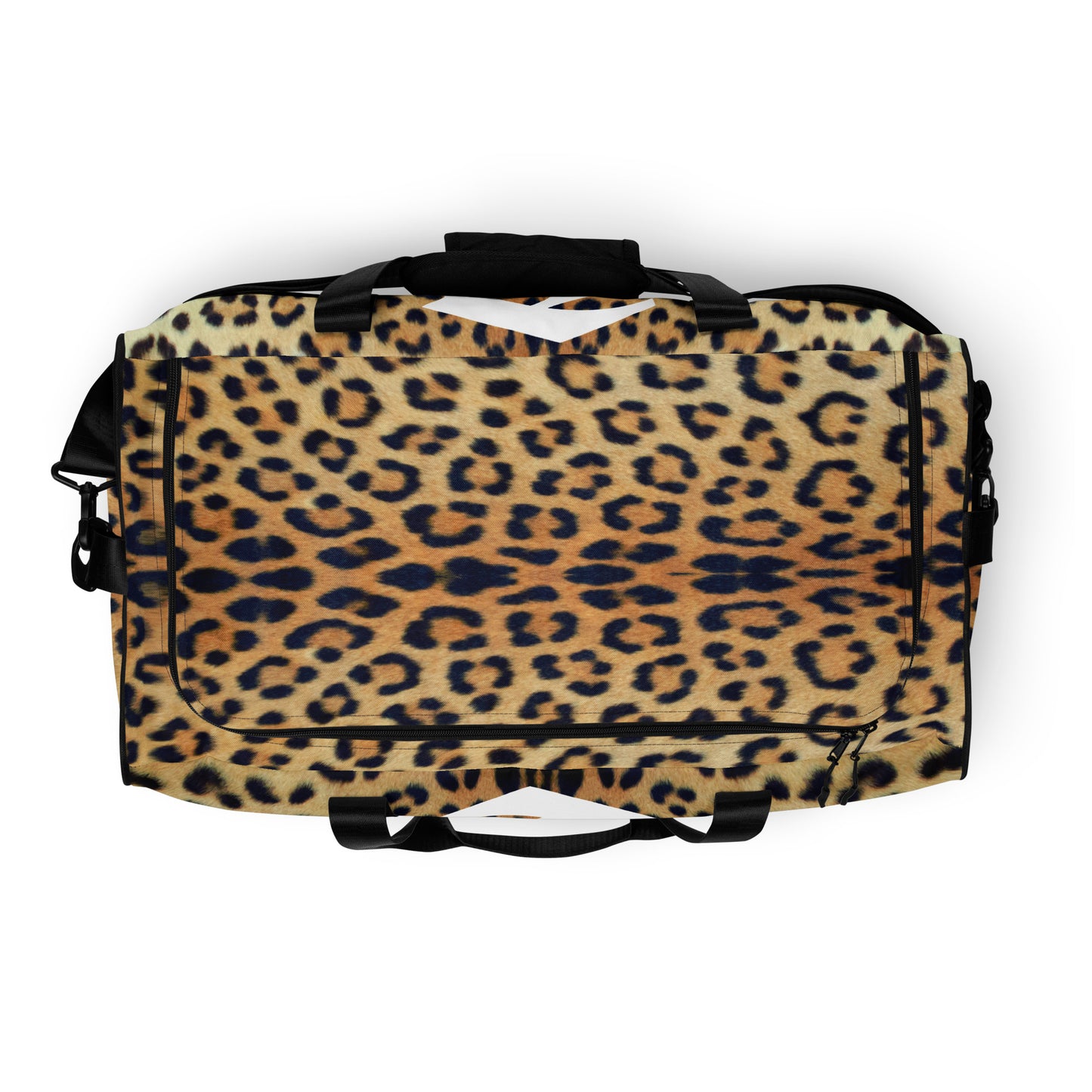Personalized Monogrammed Duffle Bag in Leopard Design