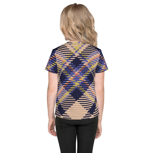 Holiday Kids Tee Set In Gingham