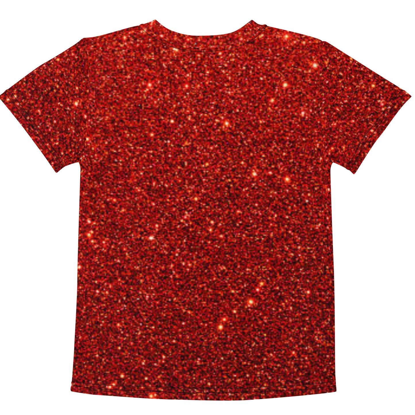 Holiday Kids Tee Set in Red Sparkle