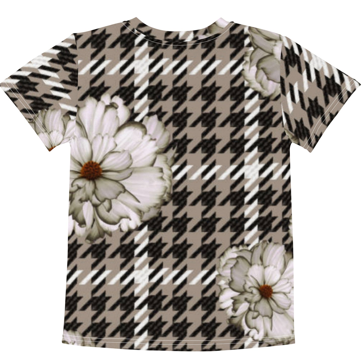 Kids Tee Set in Gingham Flower