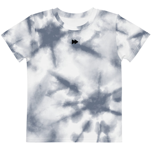 Kids crew neck t-shirt Tee Set In Vintage Grey Design