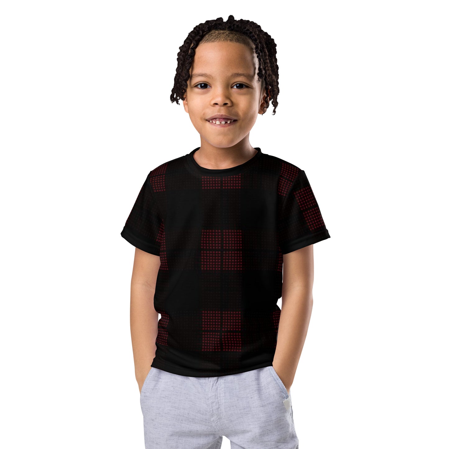 Holiday Kids Tee Set in Plaid