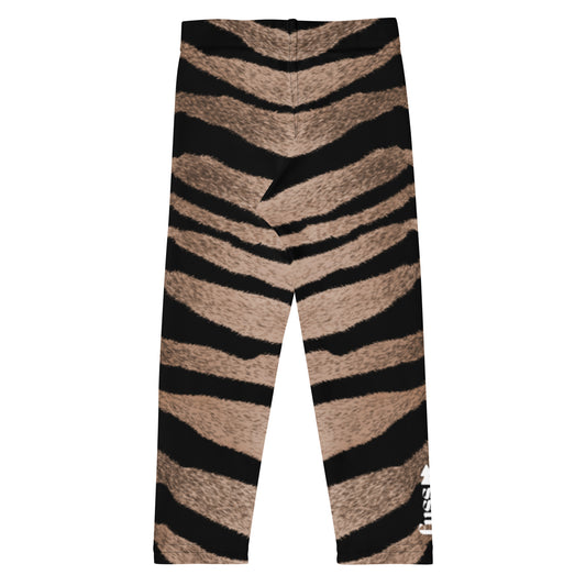 Kid's Leggings Set In Tiger Design