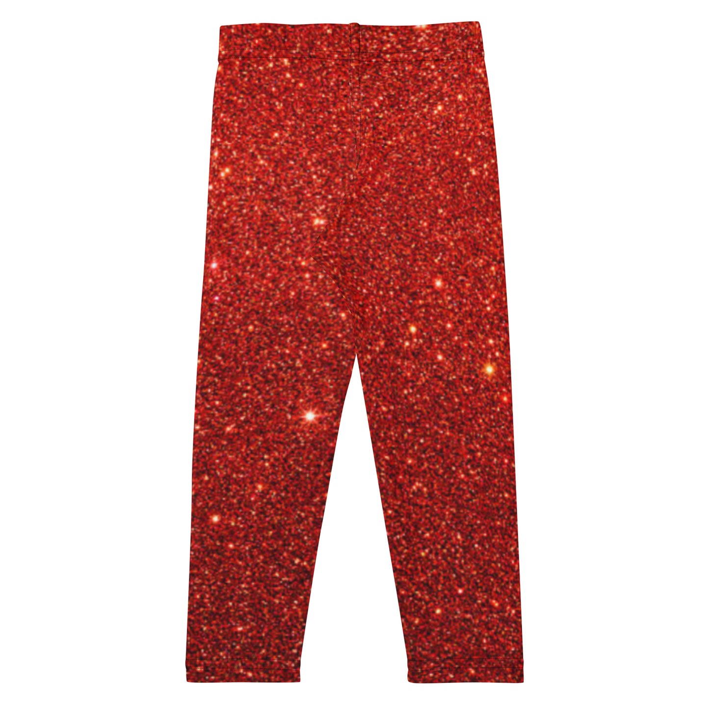 Holiday Kid's Leggings in Red Sparkle