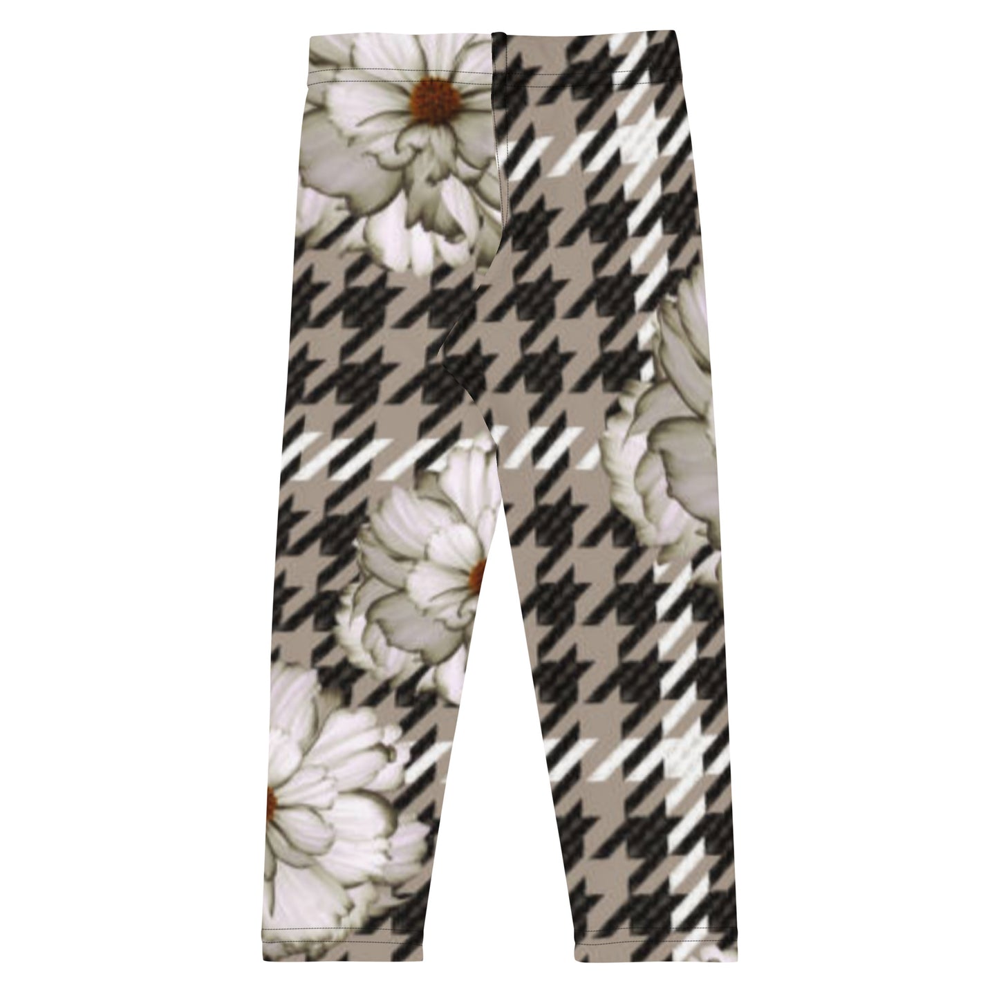 Kid's Leggings Set in Gingham Flower