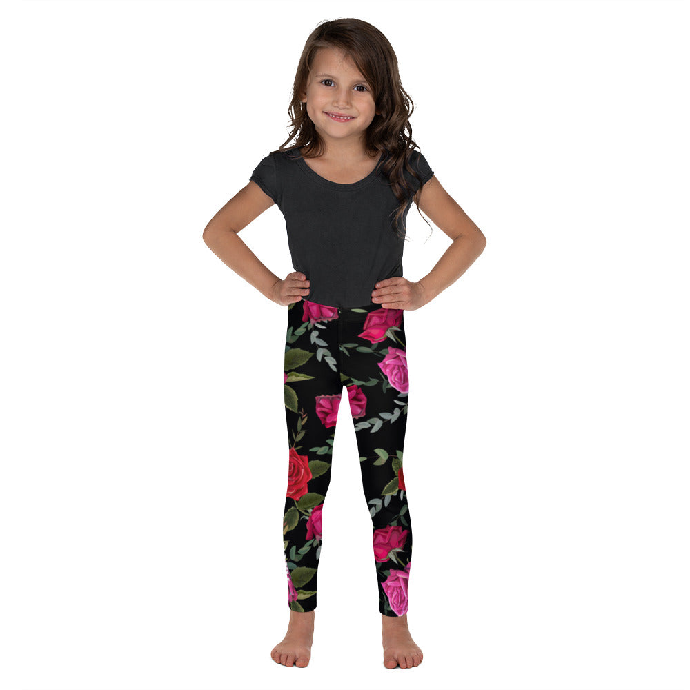 Kid's Leggings Set in Floral Design