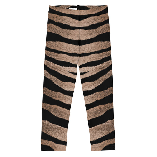 Kid's Leggings Set In Tiger Design