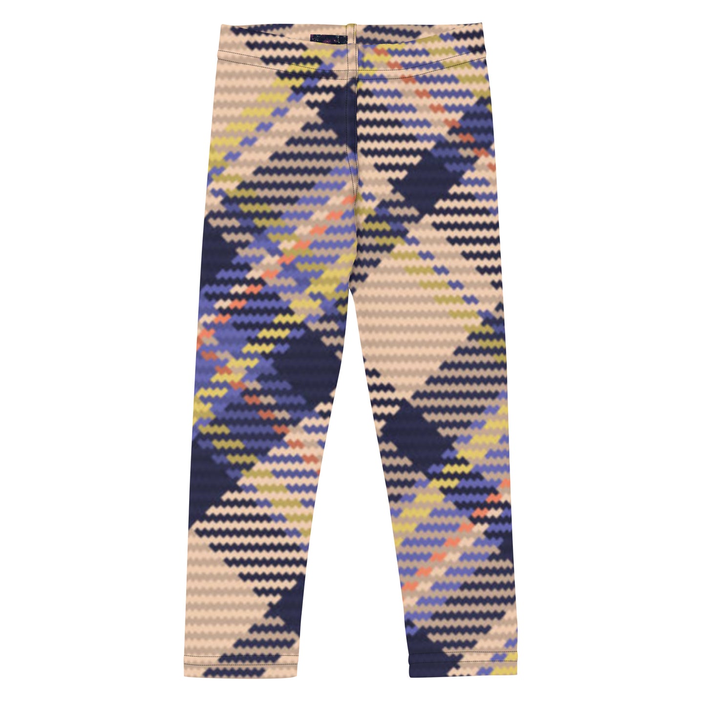 Holiday Kid's Leggings In Gingham