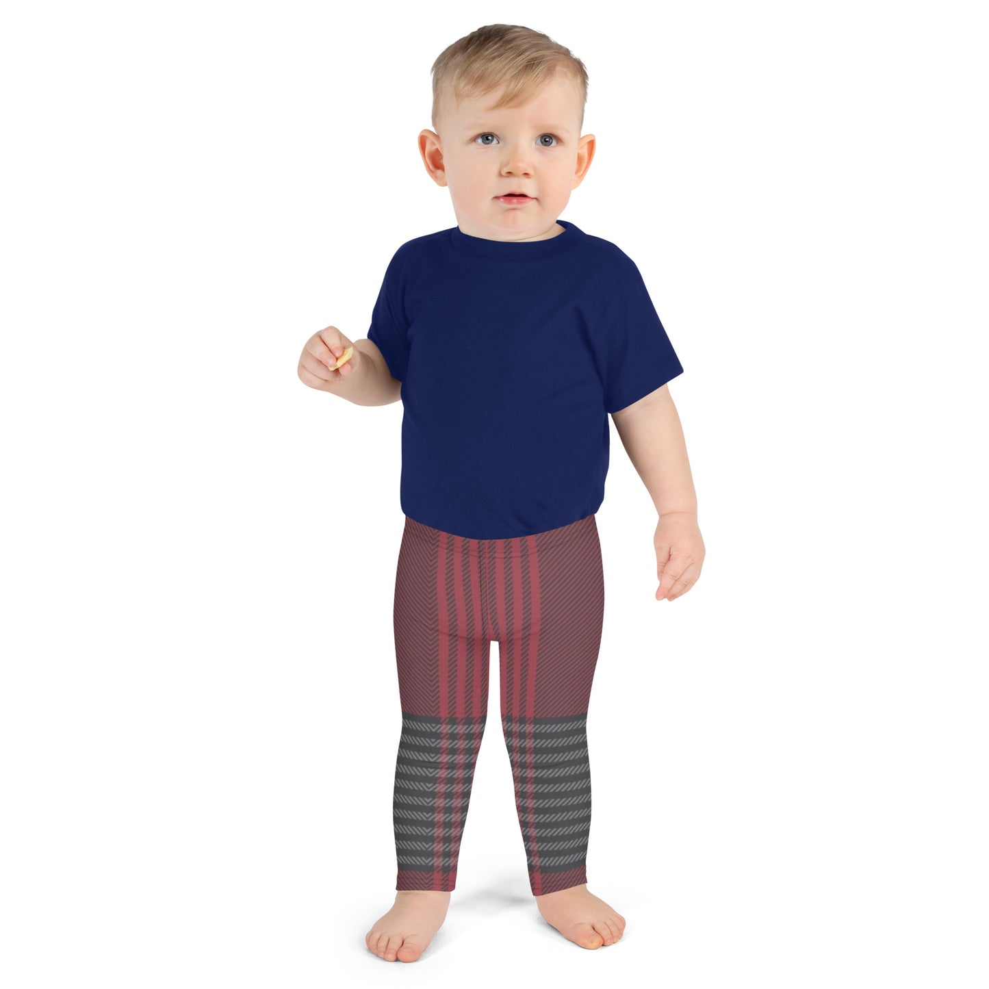 Holiday Kid's Leggings in Plaid