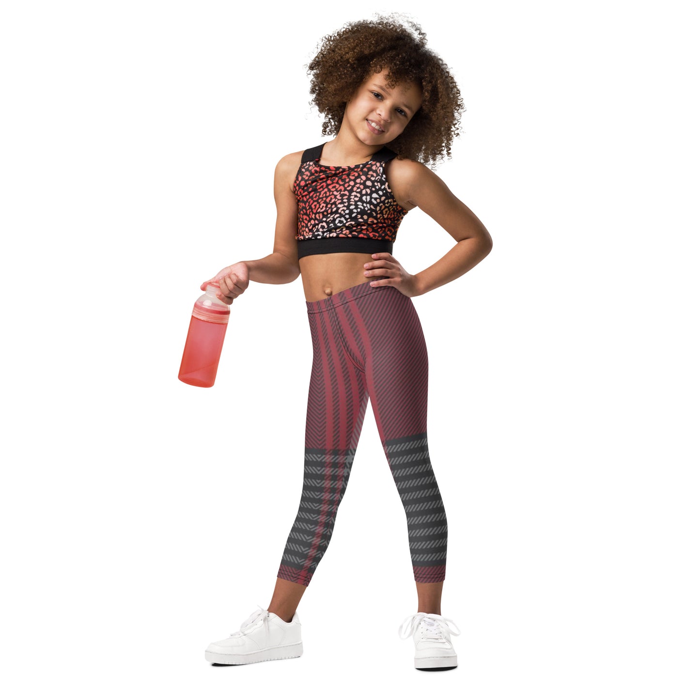Holiday Kid's Leggings in Plaid