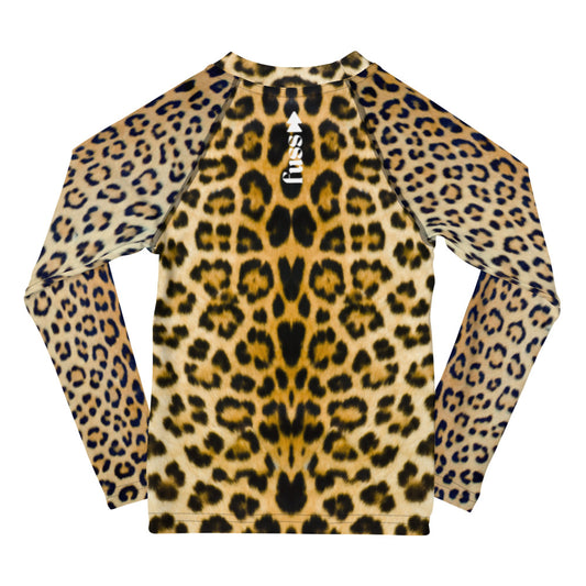 Kids Long Sleeve Top Set in Leopard Design