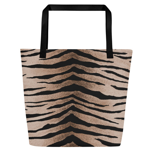 Large Tote Bag in Tiger