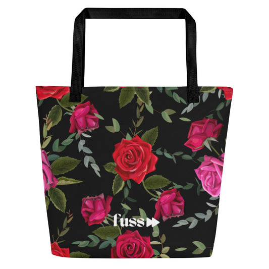 Large Tote Bag in Floral Design