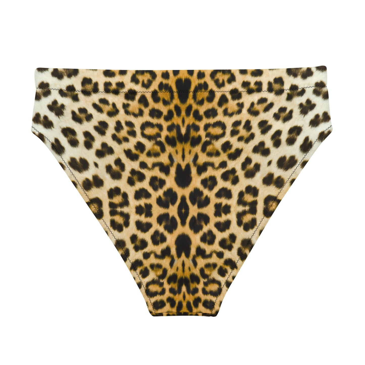 Women Set Swimwear Eco Recycled High-Rise Bikini Bottom in Leopard