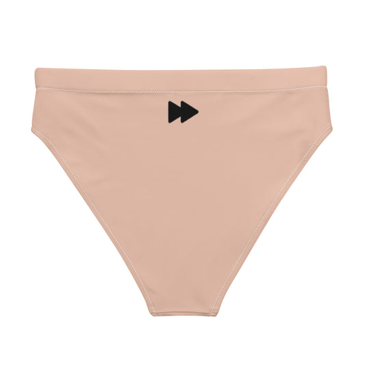 Women Swimwear Eco Recycled High-Rise Bikini Bottom In Perfect Neutral