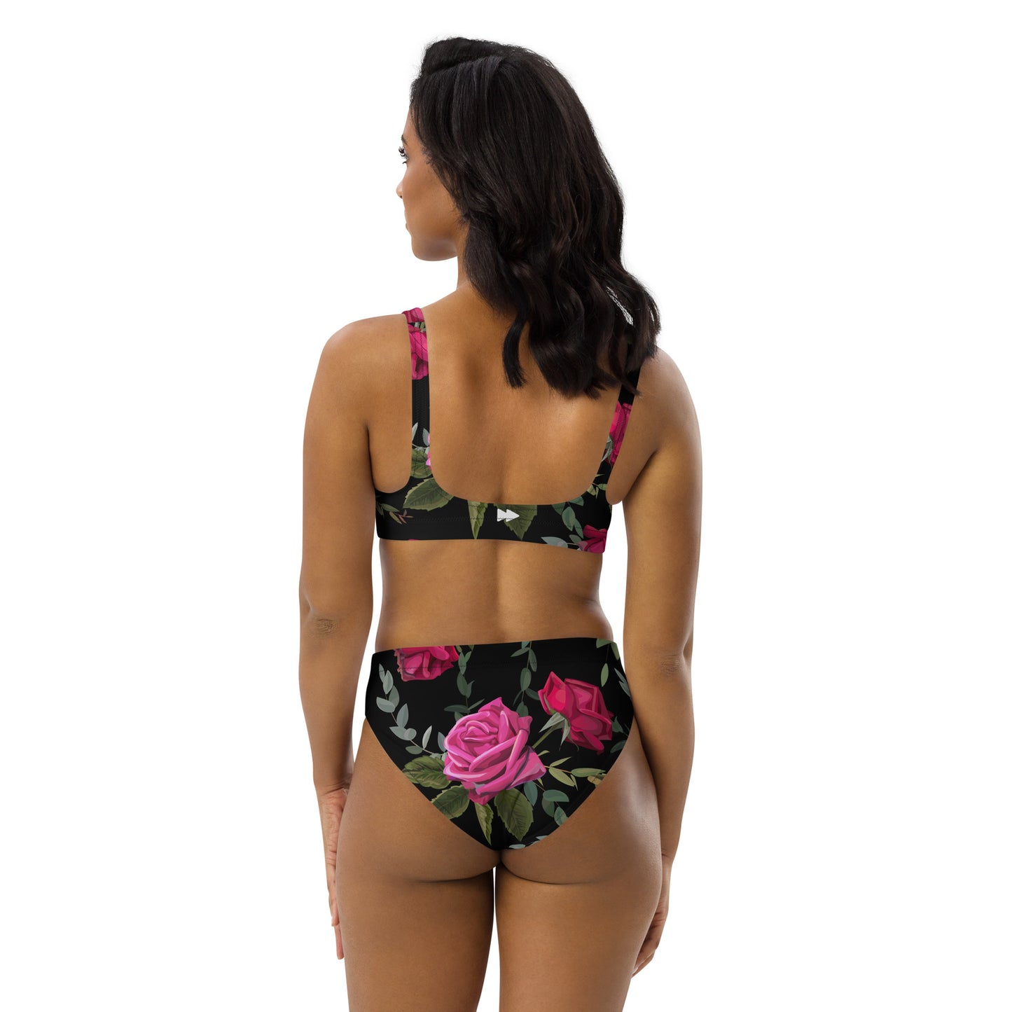 Eco Women Swimwear High-Rise Bikini Set In Floral