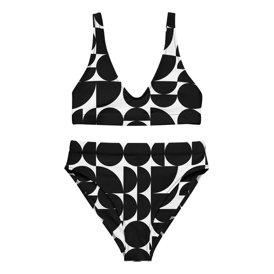 Eco high-waisted bikini set in Marimeco