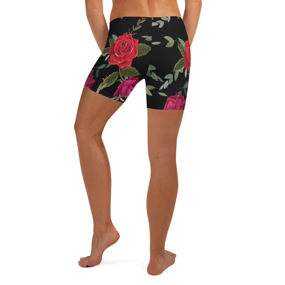 Women Set Biker Shorts in Floral
