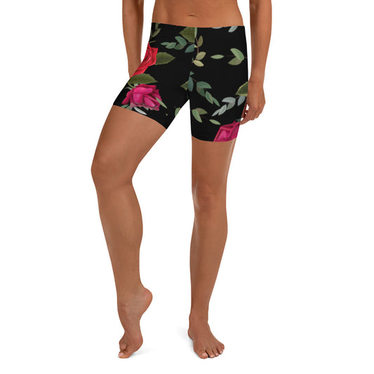 Women Set Biker Shorts in Floral
