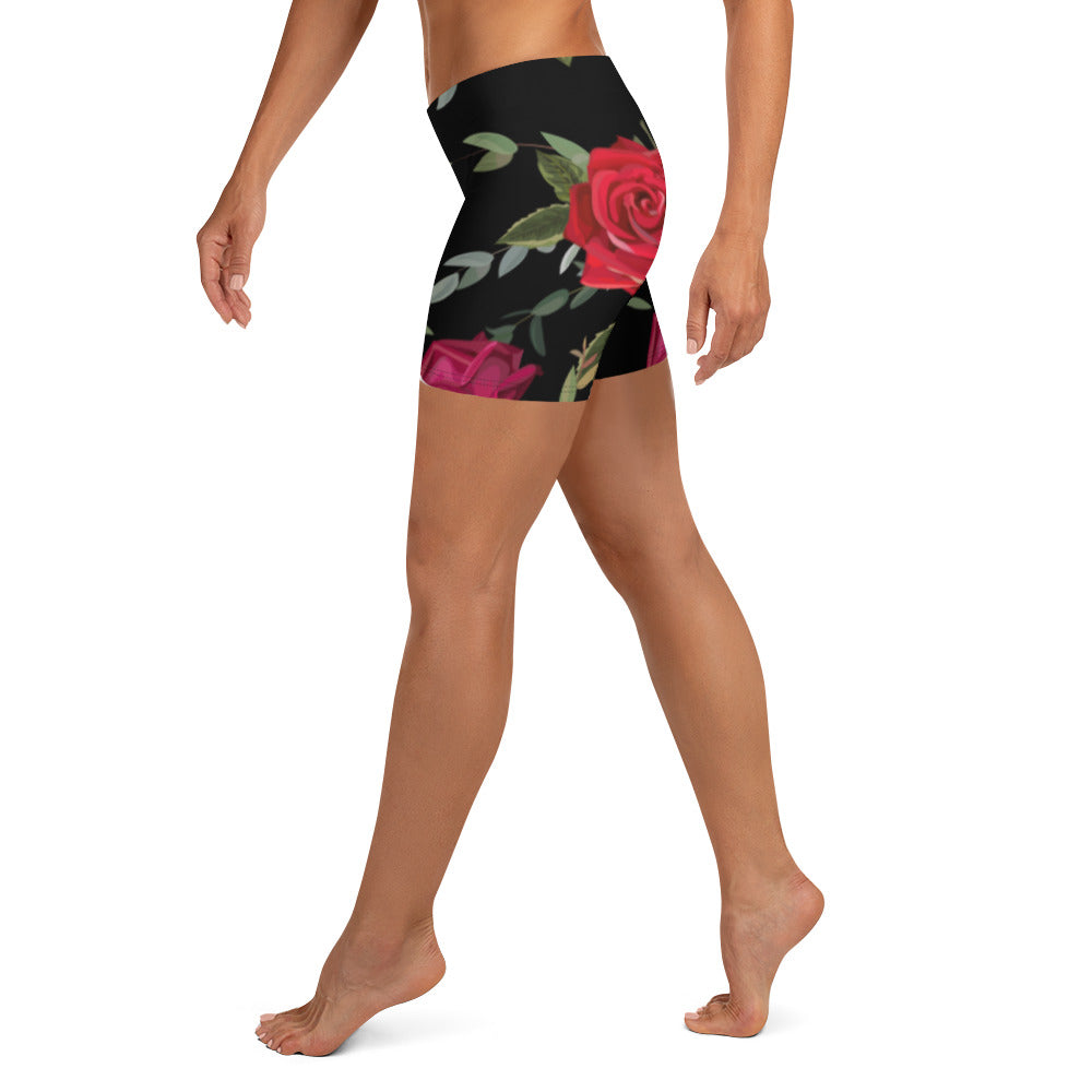 Women Set Biker Shorts in Floral