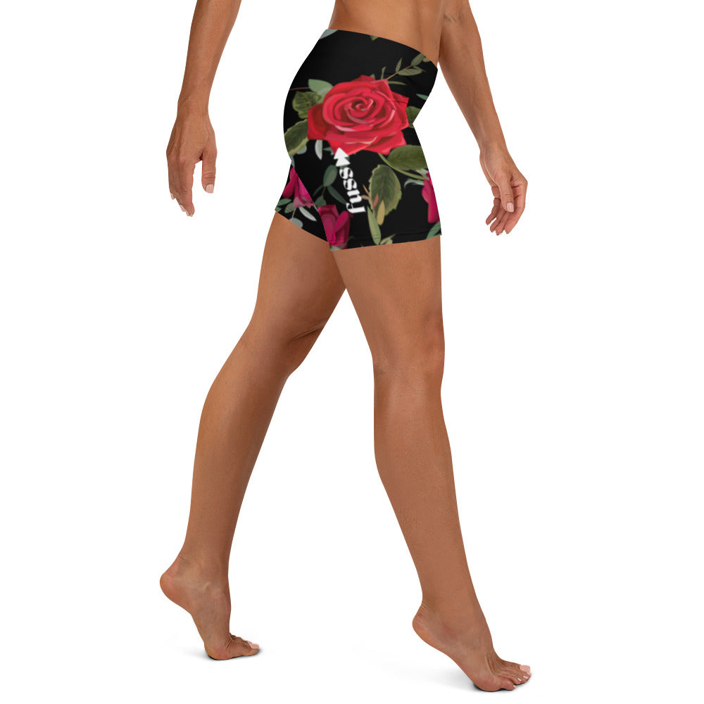 Women Set Biker Shorts in Floral