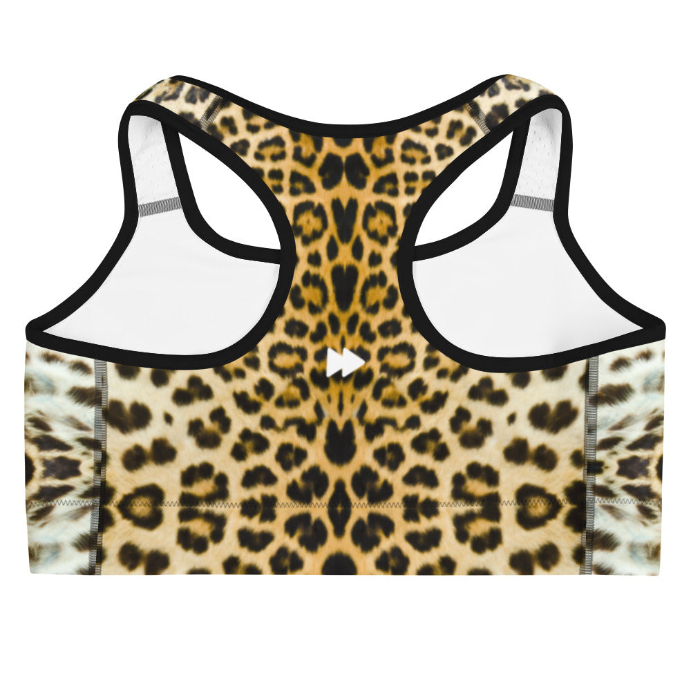 Women Set Bra top in Leopard Design with Necklace