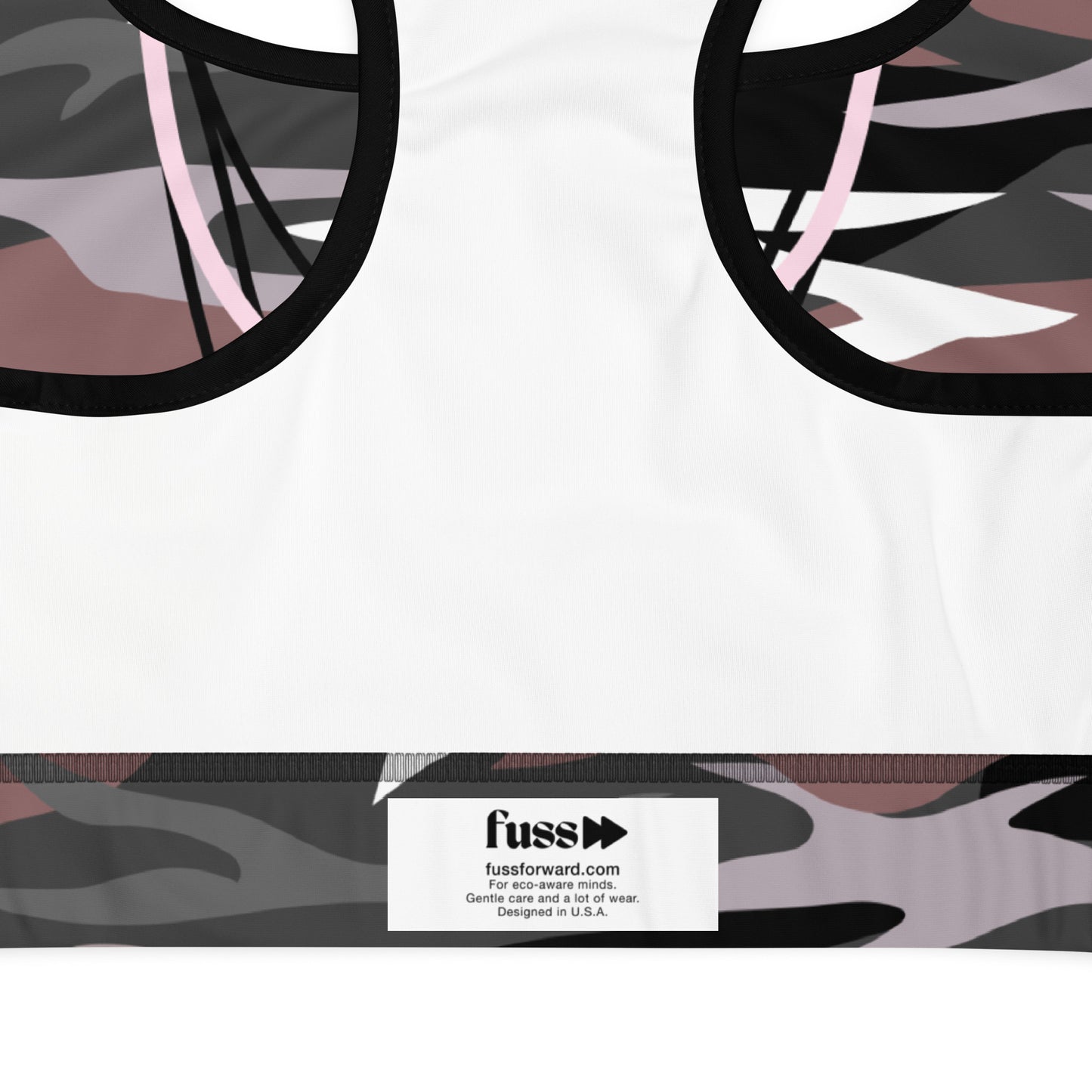 Women Top Sports Bra Set In Camo with Love