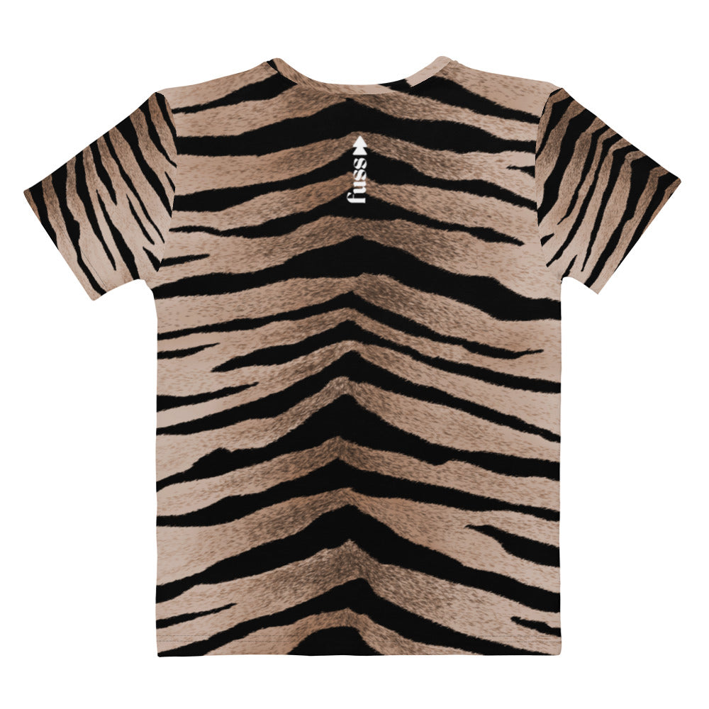 Women T-shirt Top Set in Tiger