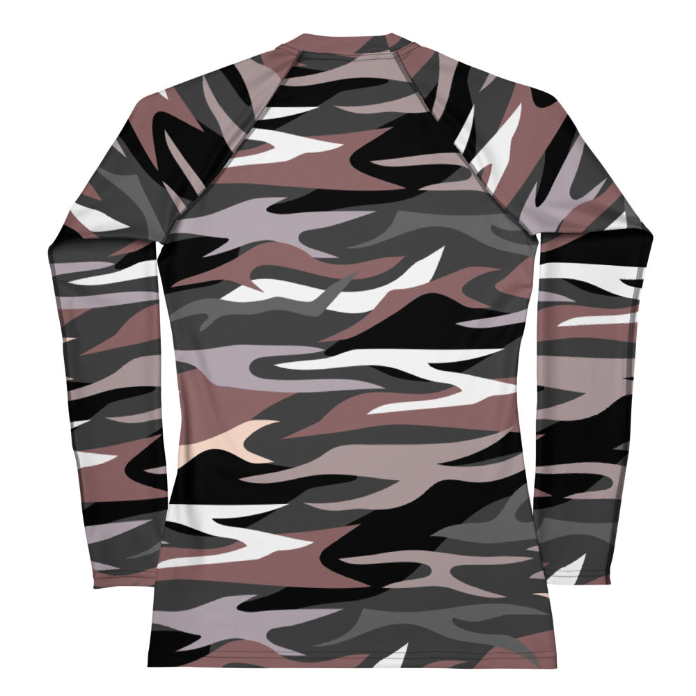 Women's Long Sleeve Top Set in Camo