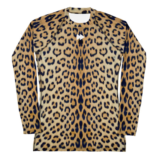 Women's Set Long Sleeve Top in Leopard