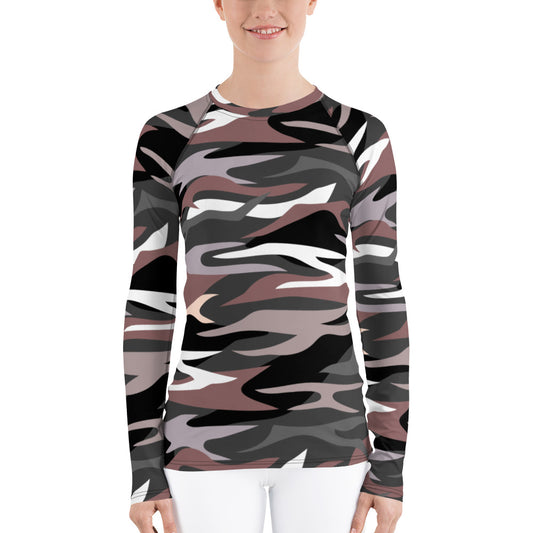 Women's Long Sleeve Top Set in Camo