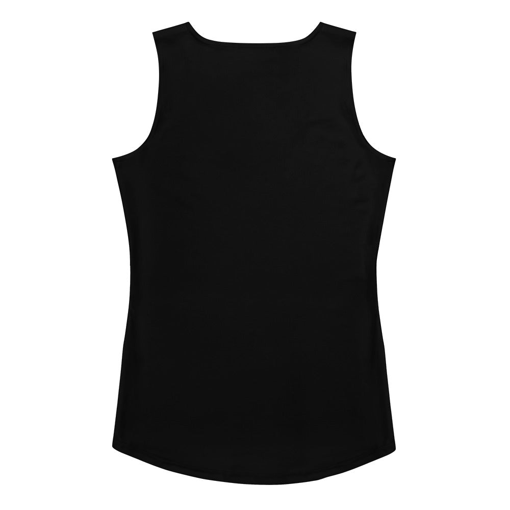 Women Tank Top in Black with Necklace