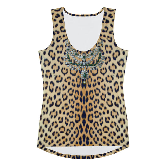 Women Tank Top In Leopard