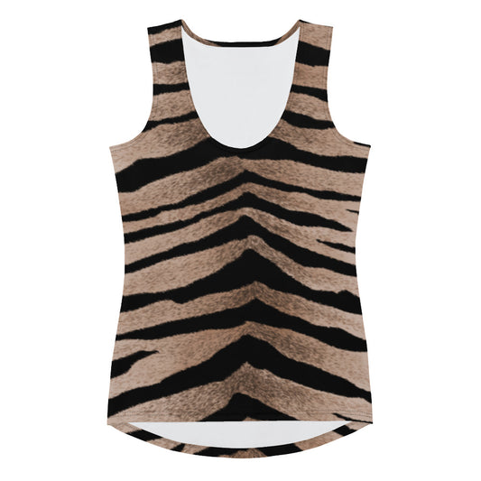 Women Tank Top Set in Tiger