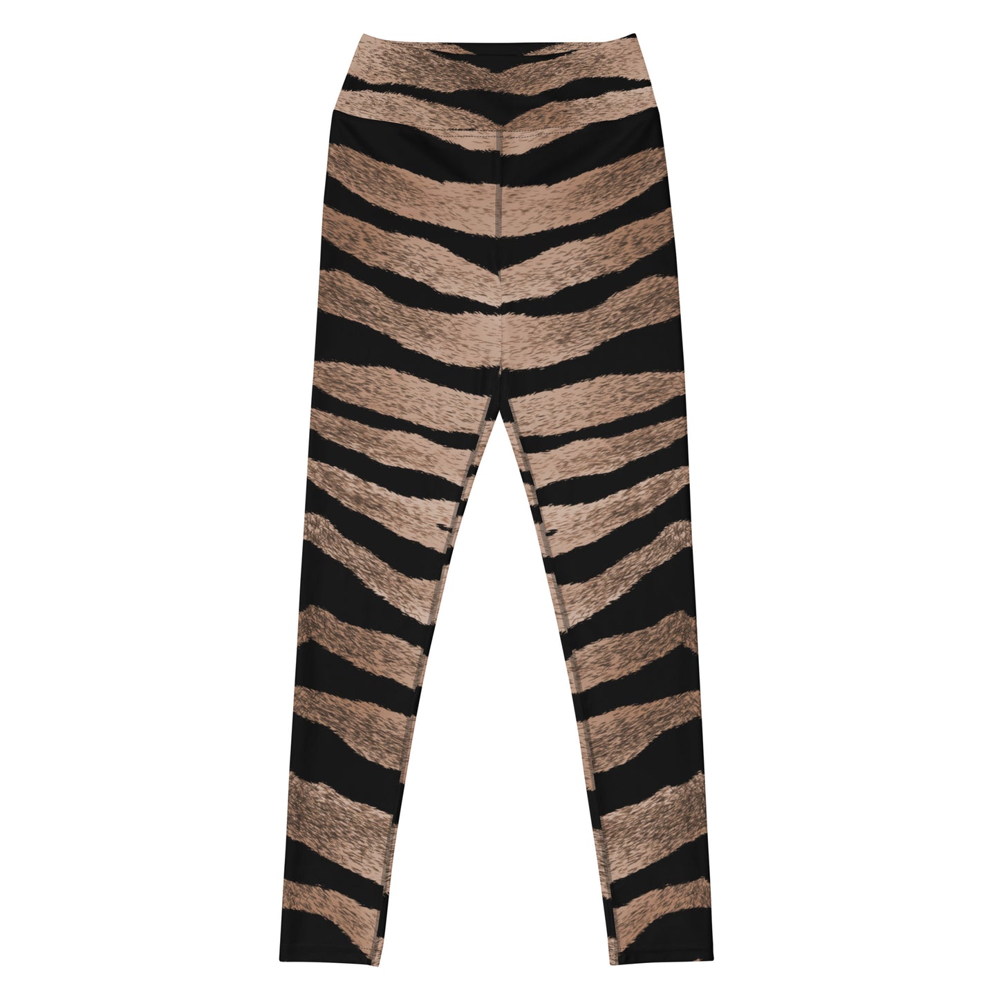 Women High-Rise Leggings Set in Tiger Design