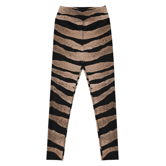 Women High-Rise Leggings Set in Tiger Design