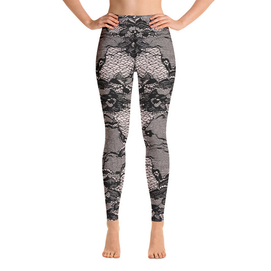 Women High- Rise Leggings in Lace